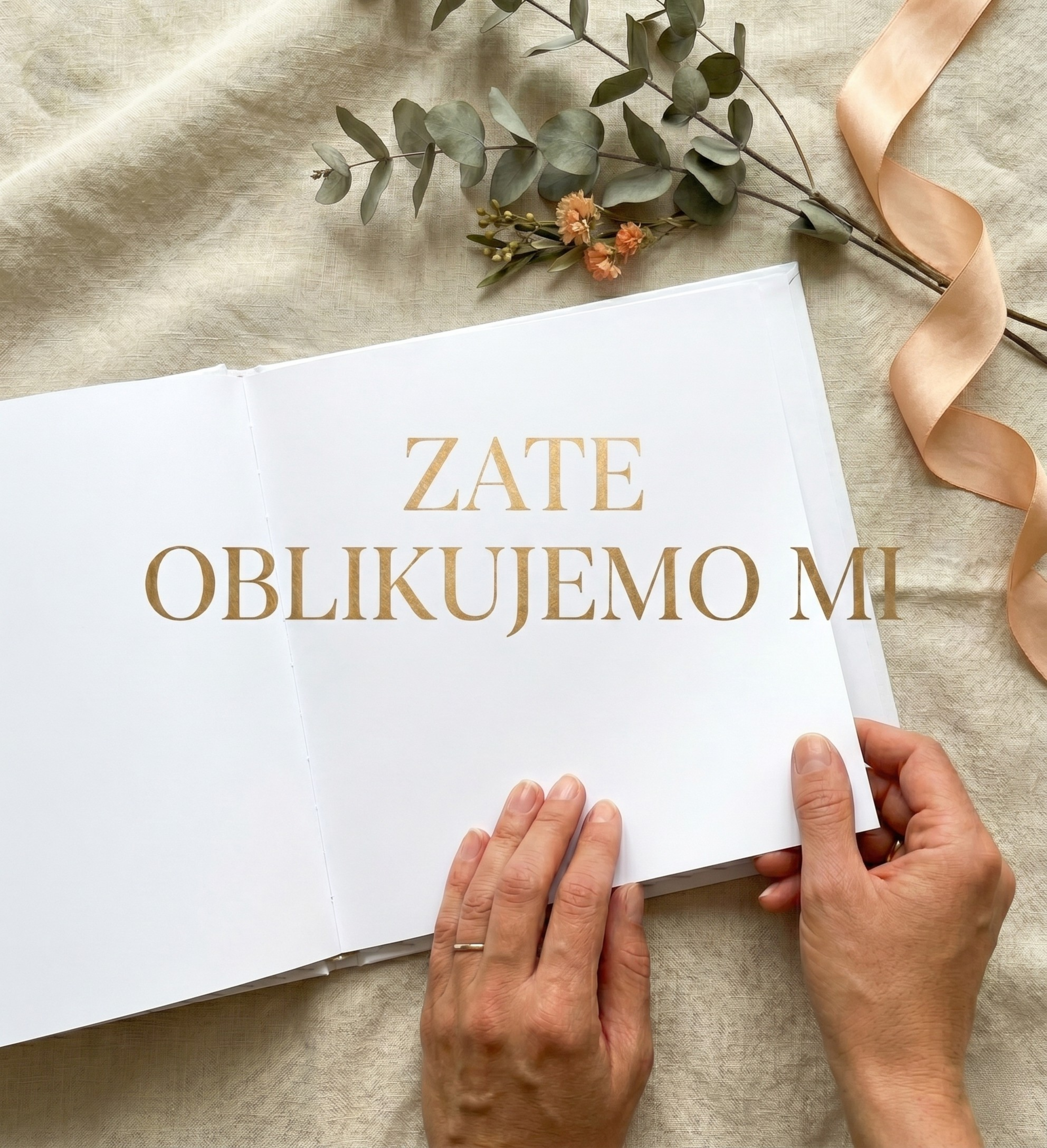 Zate oblikujemo mi